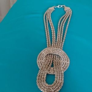 Silver Necklace.  New. SALE $14